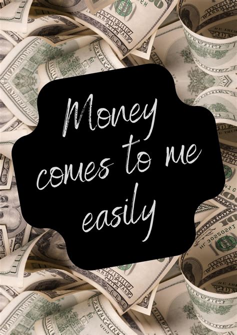 money comes to me easily.